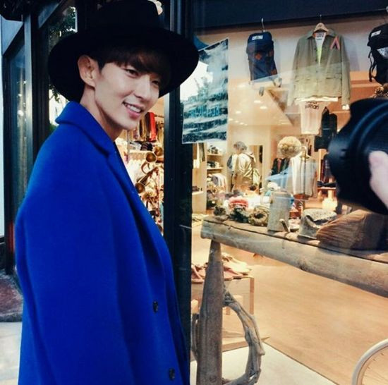 시스템옴므 캐시미어 코발트블루 오버핏 코트 95사이즈--8