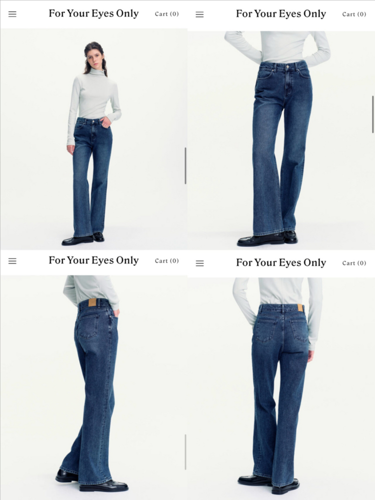 포유온 Edith bootcut denim(36)--8