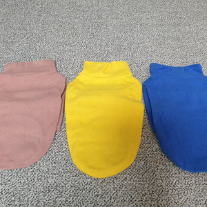 강아지 골지 목폴라 3가지 색상 일괄