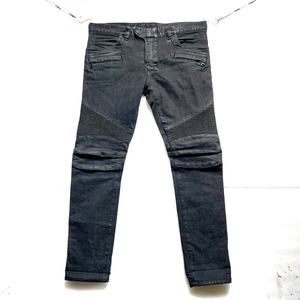 발망 남성청바지32~34*바이커진*블랙진*스판 이미지