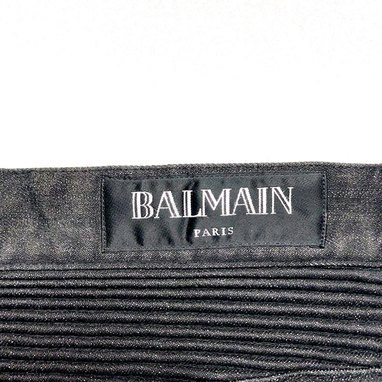 발망 남성청바지32~34*바이커진*블랙진*스판 이미지