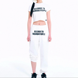 유희 ALLERGIC 티셔츠 조거팬츠 트레이닝 세트 셋업