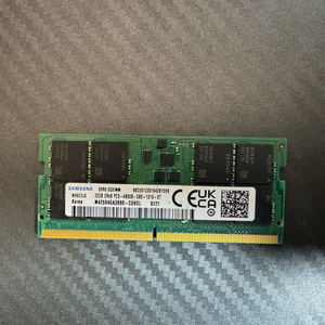 삼성전자 노트북램 DDR5-4800 (32GB) 1개