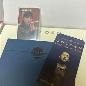 정국 골든 쇼케이스 역조공 풀세트 양도