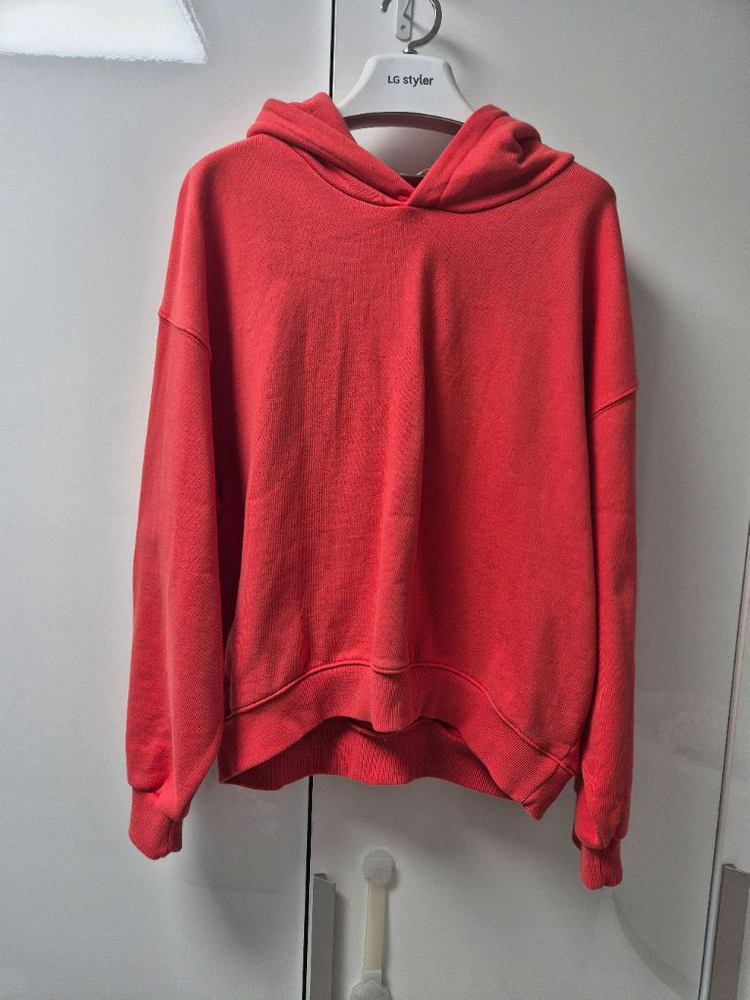 몸빼 트윙클 후드 스웨트셔츠 오렌지 프리사이즈--6