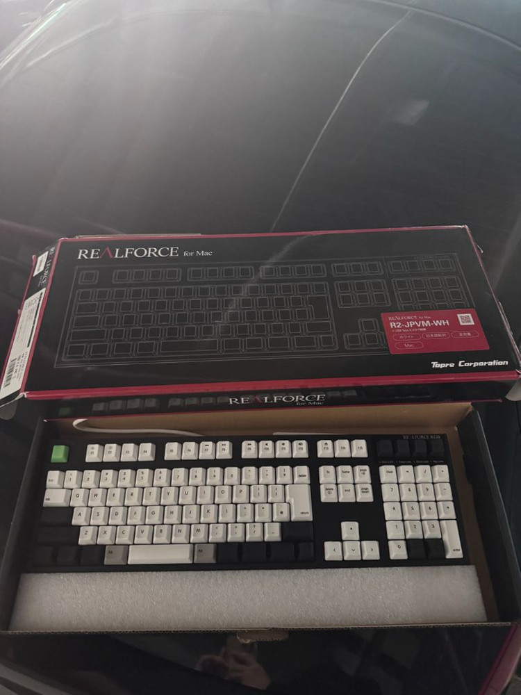 리얼포스 r2 맥 차등 풀박스 토프레 무접점 커스텀 게이밍 키보드 이미지