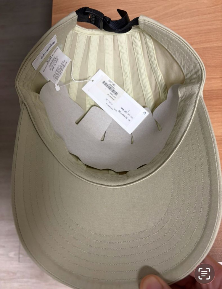 나나미카 25SS 윈드 캡 라이트 그린 새상품--2