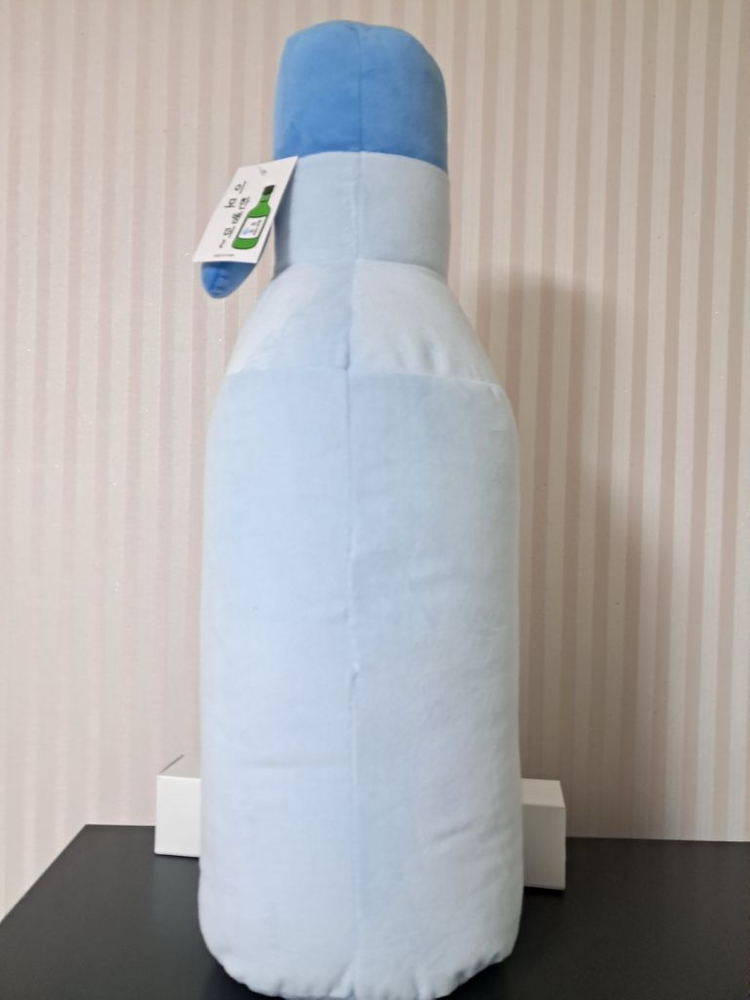 기쁜데이, 아침이슬 참이슬, 진로 두꺼비, 세로 소주 대형 인형 쿠션(새상품)--4