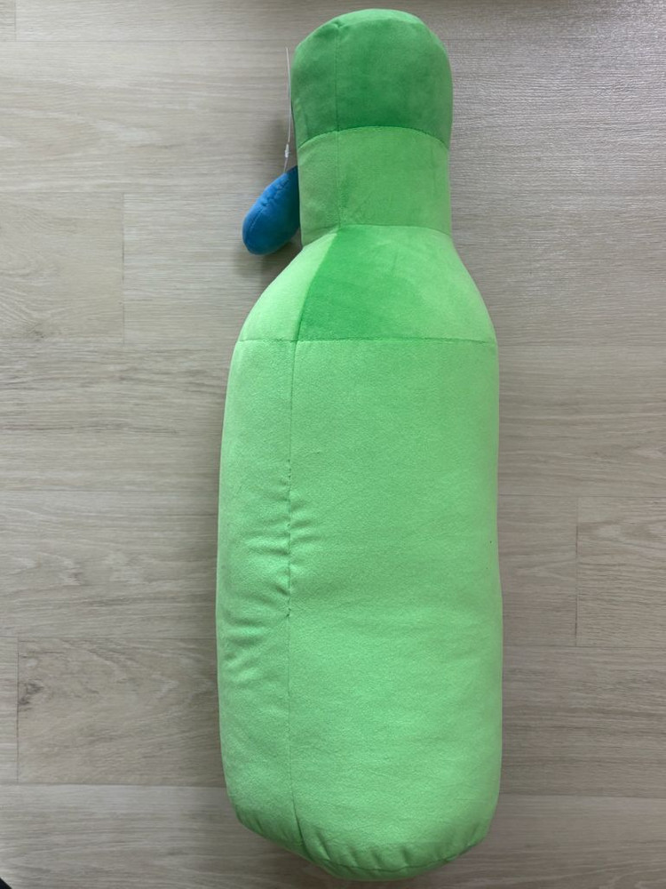 기쁜데이, 아침이슬 참이슬, 진로 두꺼비, 세로 소주 대형 인형 쿠션(새상품)--6