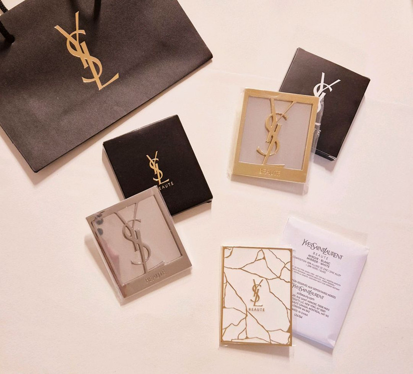 입생로랑 뷰티 정품 시그니처 미러 입생로랑 시그니처 거울 입생로랑 홀리데이 미러--1