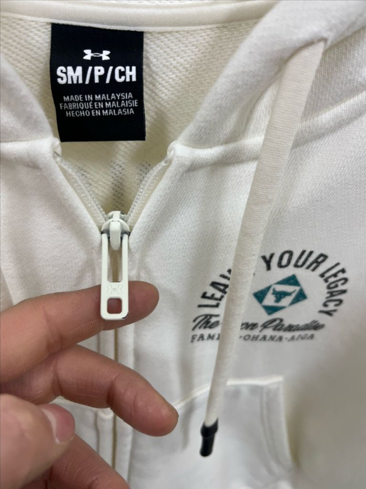 언더아머 프로젝트락 여성 크롭후드집업sm(44-55)--2