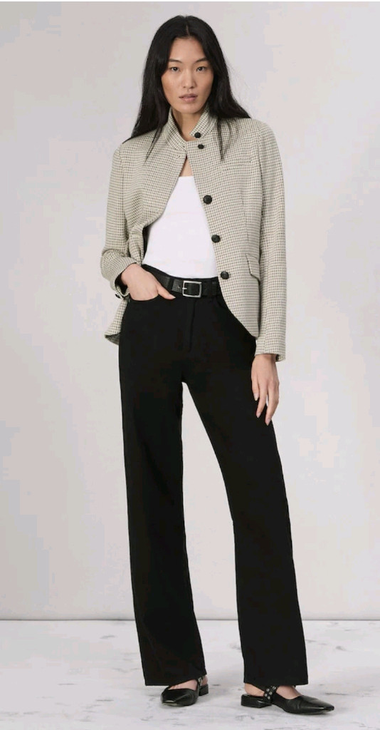 랙앤본 하운드체크 블레이저 자켓--5