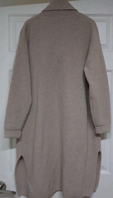 어바웃썸 롱 니트가디 울70%/새상품--1