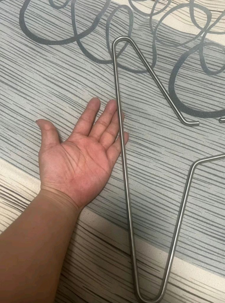 역대 가장 두꺼운 304통스텐 일체형 옷걸이 10개--4