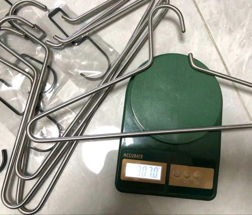 역대 가장 두꺼운 304통스텐 일체형 옷걸이 10개--9