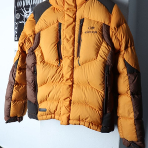 (M) 아이더 패딩 점퍼자켓 등산 구스다운 오렌지