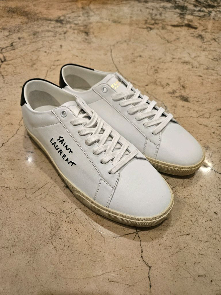 생로랑 코트 클래식 남자 스니커즈 미착용 새상품 사이즈 40--3