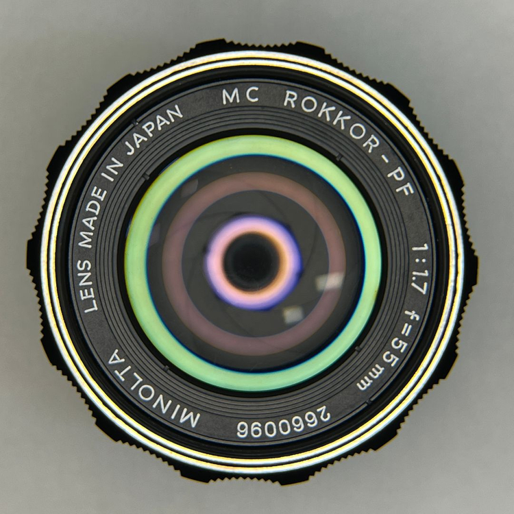 미놀타 55mm f1.7 렌즈 이미지