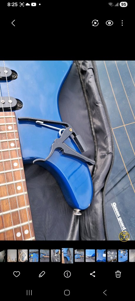 일렉기타 삼익전자기타 전기기타+ 가방 케이블 세트--3