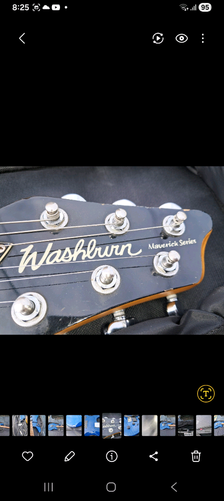 일렉기타 삼익전자기타 전기기타+ 가방 케이블 세트--5