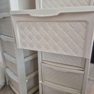 똔따렐리 아이보리 5단 플라스틱 서랍장 이미지
