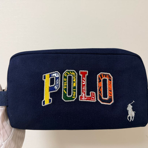 폴로 랄프로렌 대용량 남녀공용 손잡이 화장품 파우치 클러치 이미지
