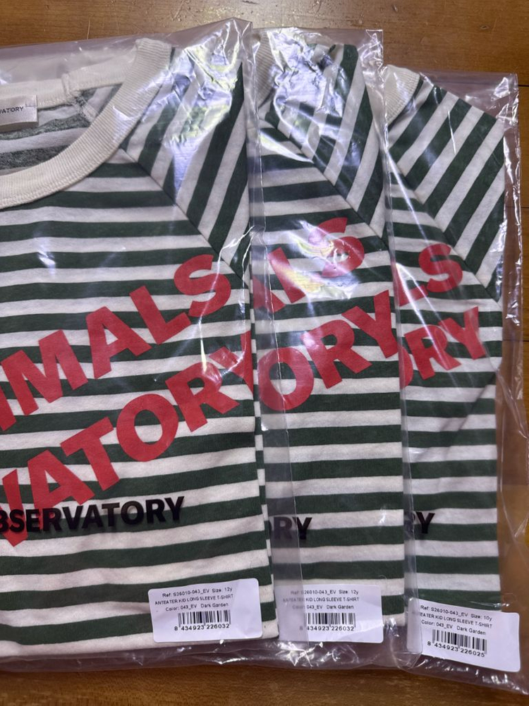 (새상품, 정품) 26ss 타오 anteater 긴팔 티셔츠, 딥그린 10y, 12y--2