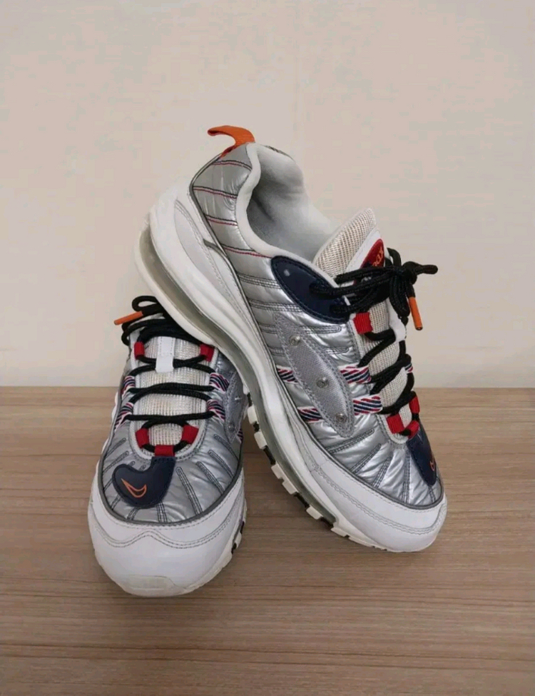 여성 나이키 에어맥스 98 프리미엄 스타피쉬 운동화 (245)--1