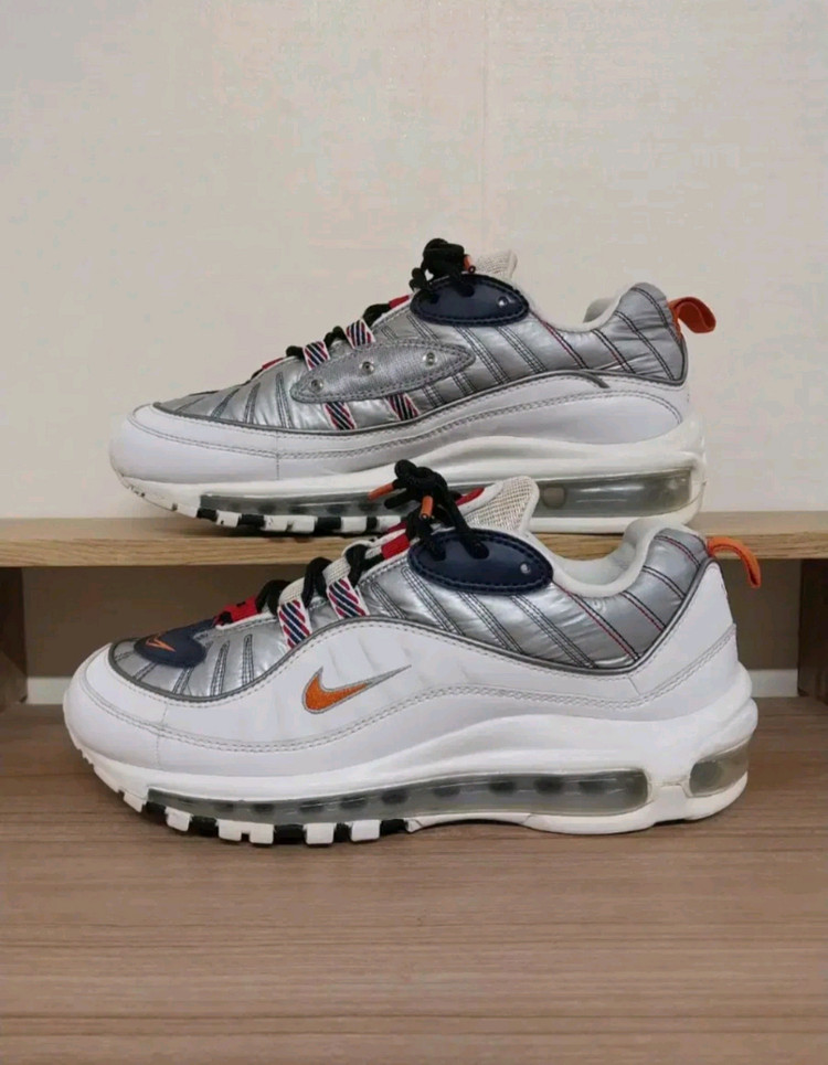 여성 나이키 에어맥스 98 프리미엄 스타피쉬 운동화 (245)--3