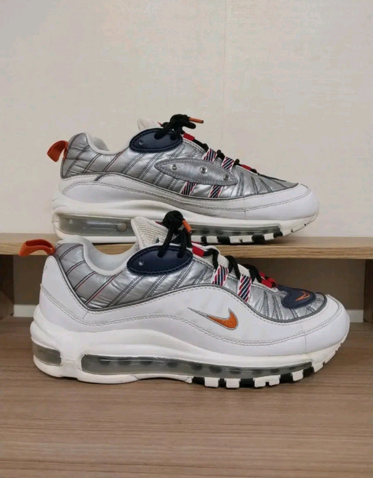 여성 나이키 에어맥스 98 프리미엄 스타피쉬 운동화 (245)--4