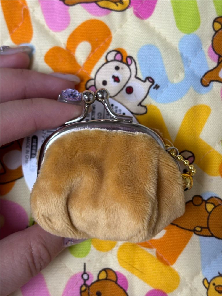 산엑스 리락쿠마 미니 가마구치 동전지갑 키링 [일본정품 새상품]--3