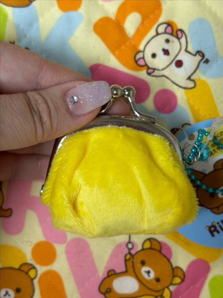 산엑스 키이로이토리 미니 가마구치 동전지갑 키링 [일본정품 새상품] 이미지