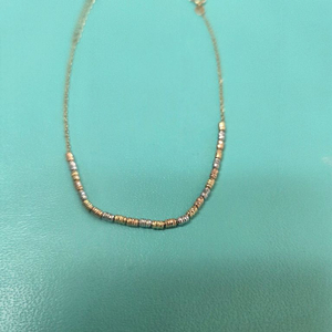 14k 삼색 이태리 팔찌