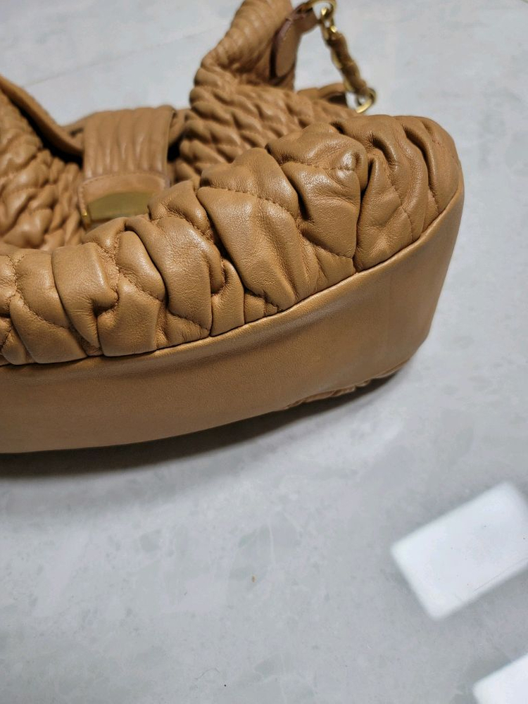 니나리치 연핑크가죽 체인 호보백 미우미우맛--2