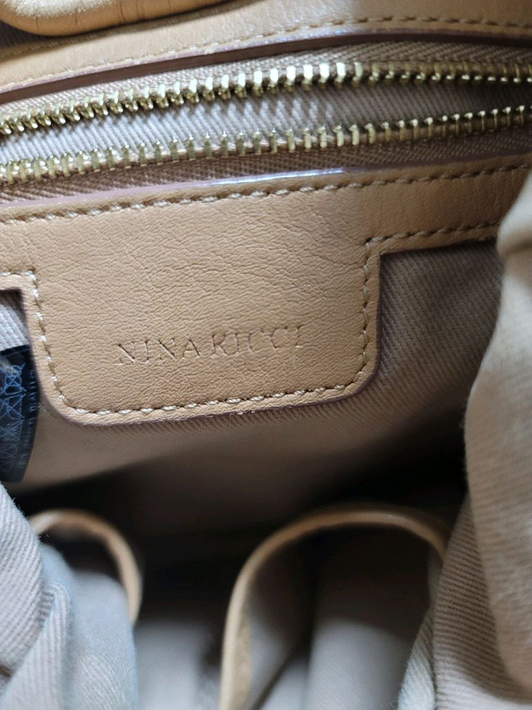 니나리치 연핑크가죽 체인 호보백 미우미우맛--6