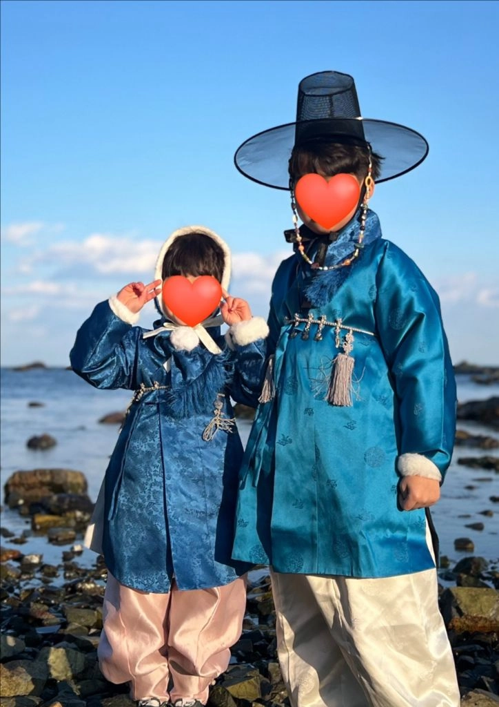 6세 남아 한복 6호 (전체구성 포함, 우체국 당일발송 가능) 이미지