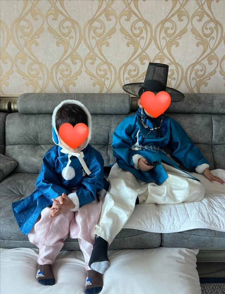 6세 남아 한복 6호 (전체구성 포함, 우체국 당일발송 가능) 이미지