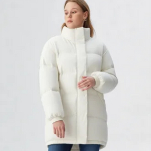 헤지스 여성 화이트 구스다운 패딩 90 (새상품) 이미지
