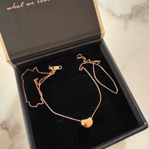 디디에두보 14k 로즈골드 목걸이