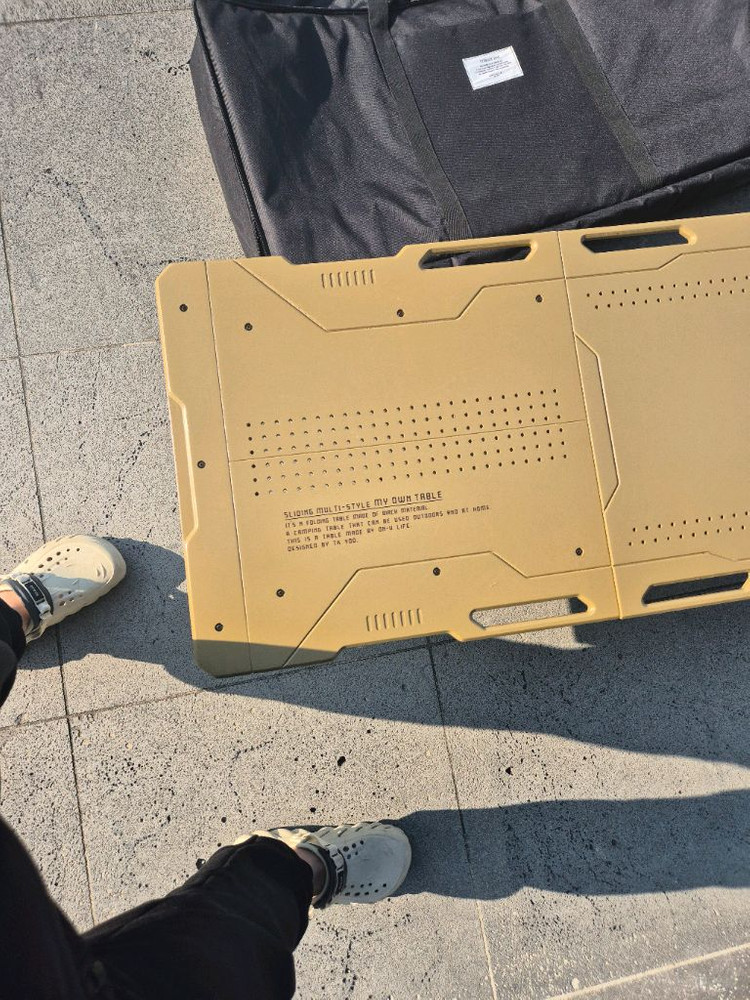 온유라이프 마이온 슬라이딩 테이블 우드테이블 팝니다 이미지