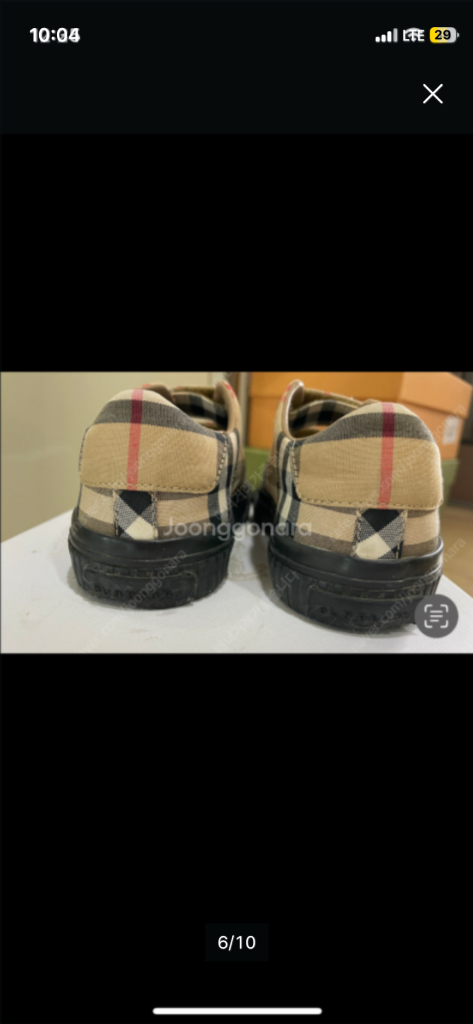버버리칠드런 버버리스니커즈 버버리키즈 버버리운동화28--5