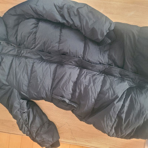 한성 타임 구스 포스트모던 블랙 롱패딩 F 사이즈