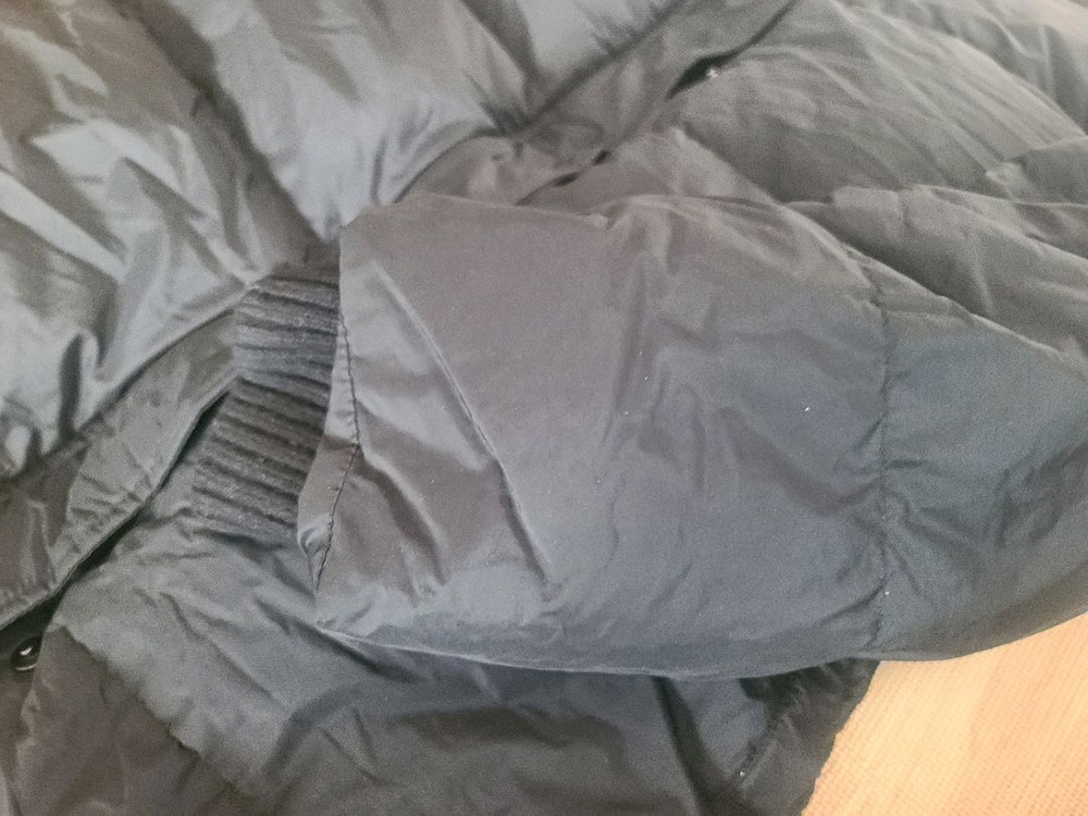 한성 타임 구스 포스트모던 블랙 롱패딩 F 사이즈--2