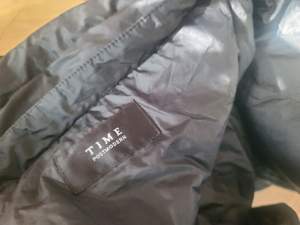 한성 타임 구스 포스트모던 블랙 롱패딩 F 사이즈--5