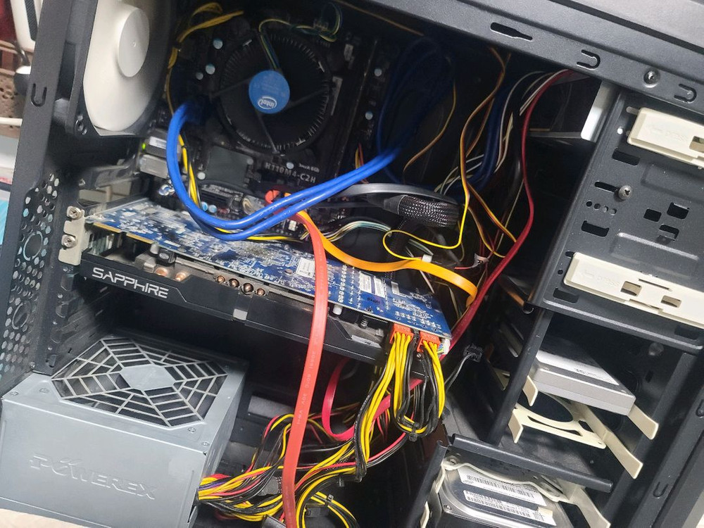 i5-7600 라데온 r9 200시리즈 그래픽 8g 램 ssd 본체 pc 이미지