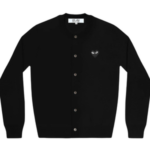 [새상품|택포] 꼼데가르송 U자형 신상 가디건 (블랙/XL,XXL)