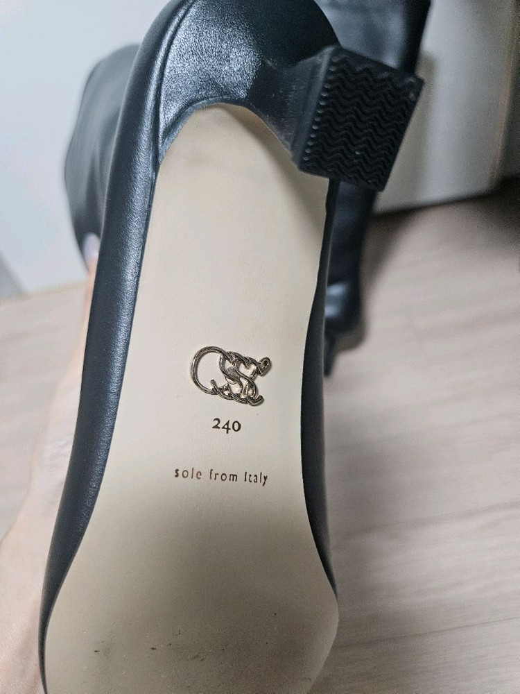 가죽 롱부츠 240사이즈--3