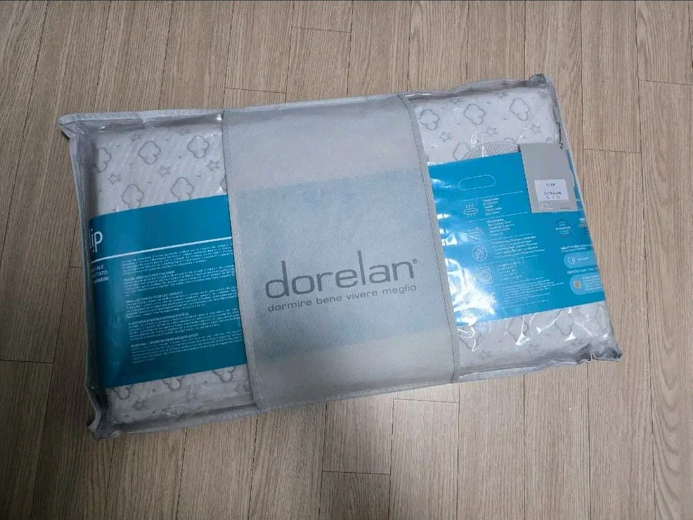 돌레란 플립 엑스트라로우 유아용 메모리폼 베개 새상품입니다--1