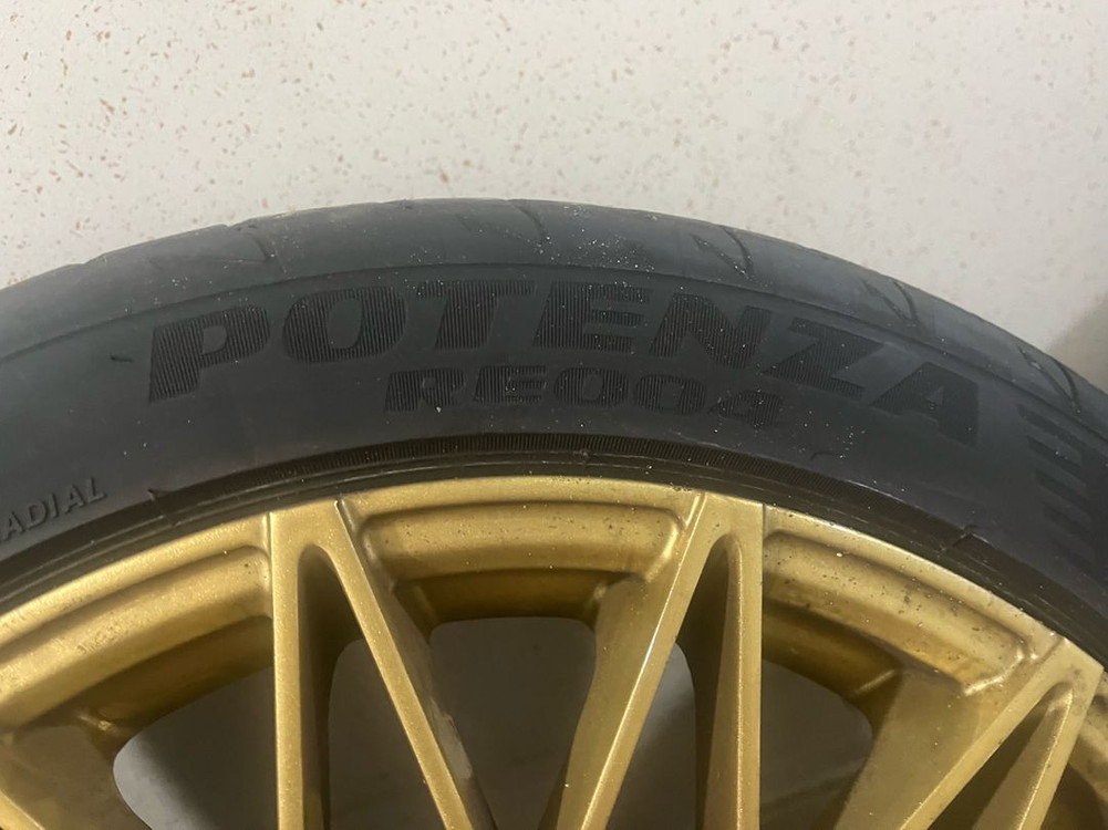 17인치 막휠 타이어셋 (17인치 pcd100, et40, 4h)(브리지스톤 RE004, 215 45 17)--7