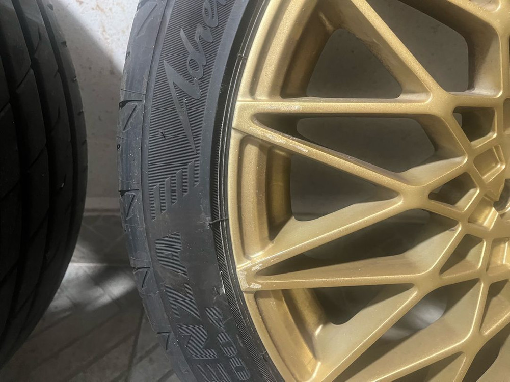 17인치 막휠 타이어셋 (17인치 pcd100, et40, 4h)(브리지스톤 RE004, 215 45 17)--8